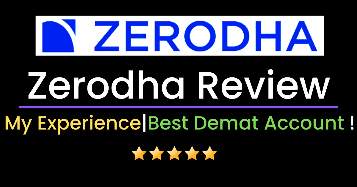 Zerodha Review|My Experience|Best Demat Account|